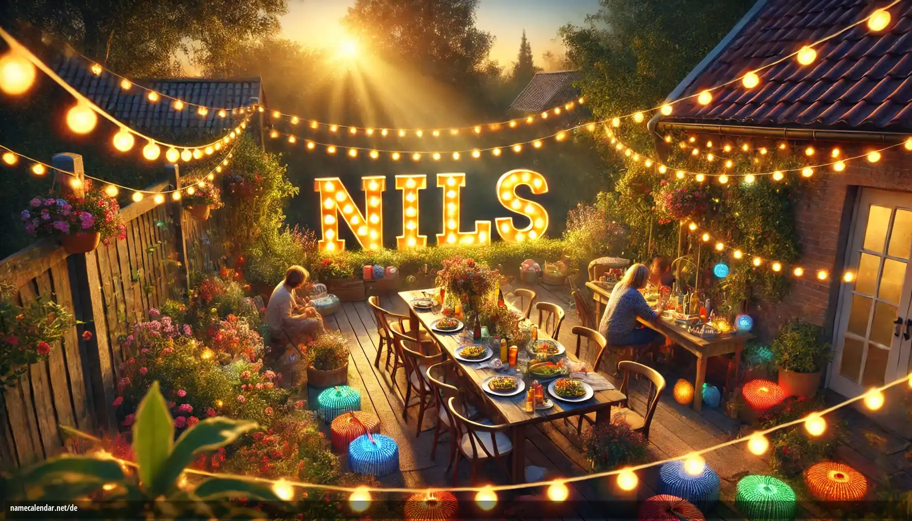 Feier des Namenstages und des Namens - Nils