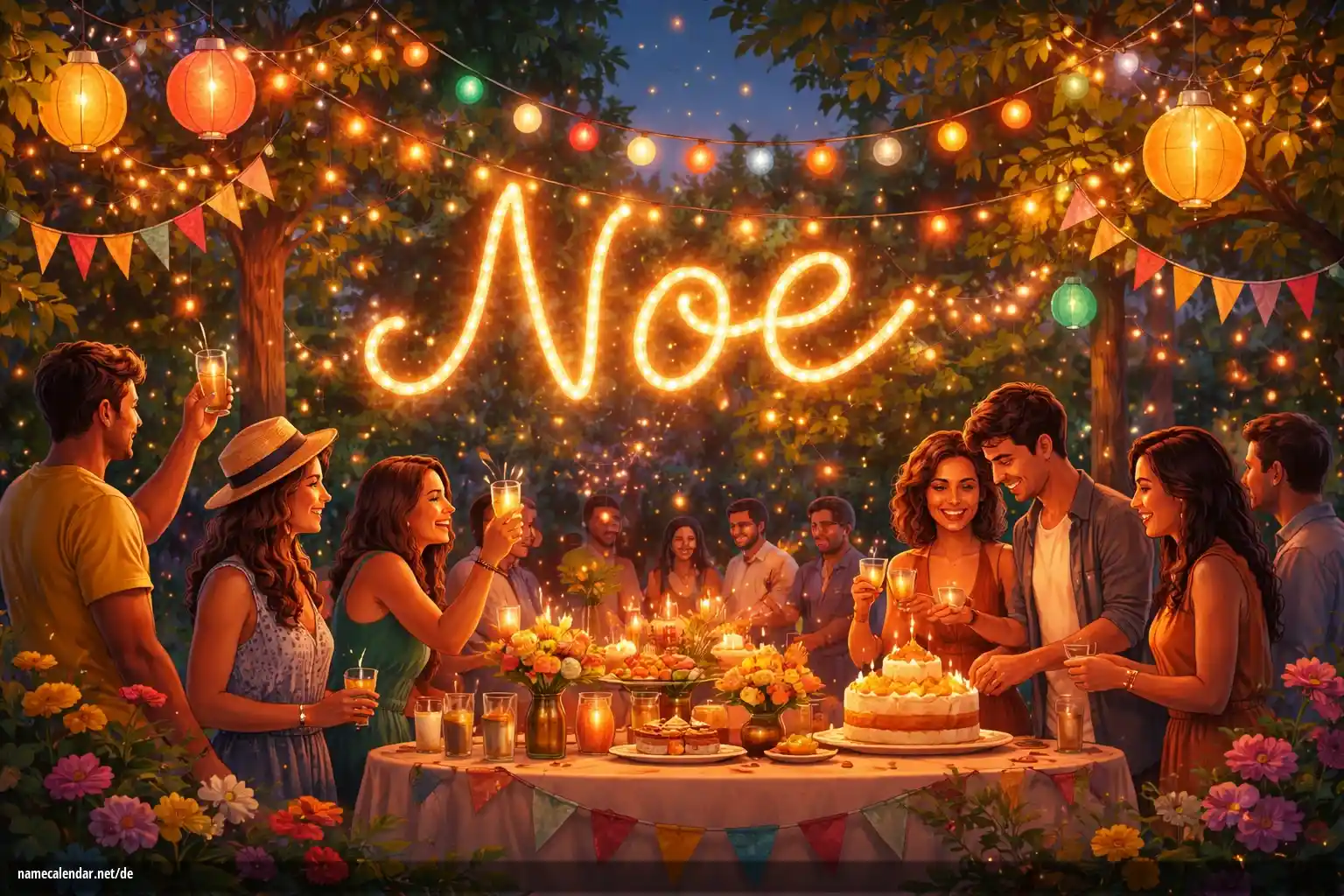 Feier des Namenstages und des Namens - Noe