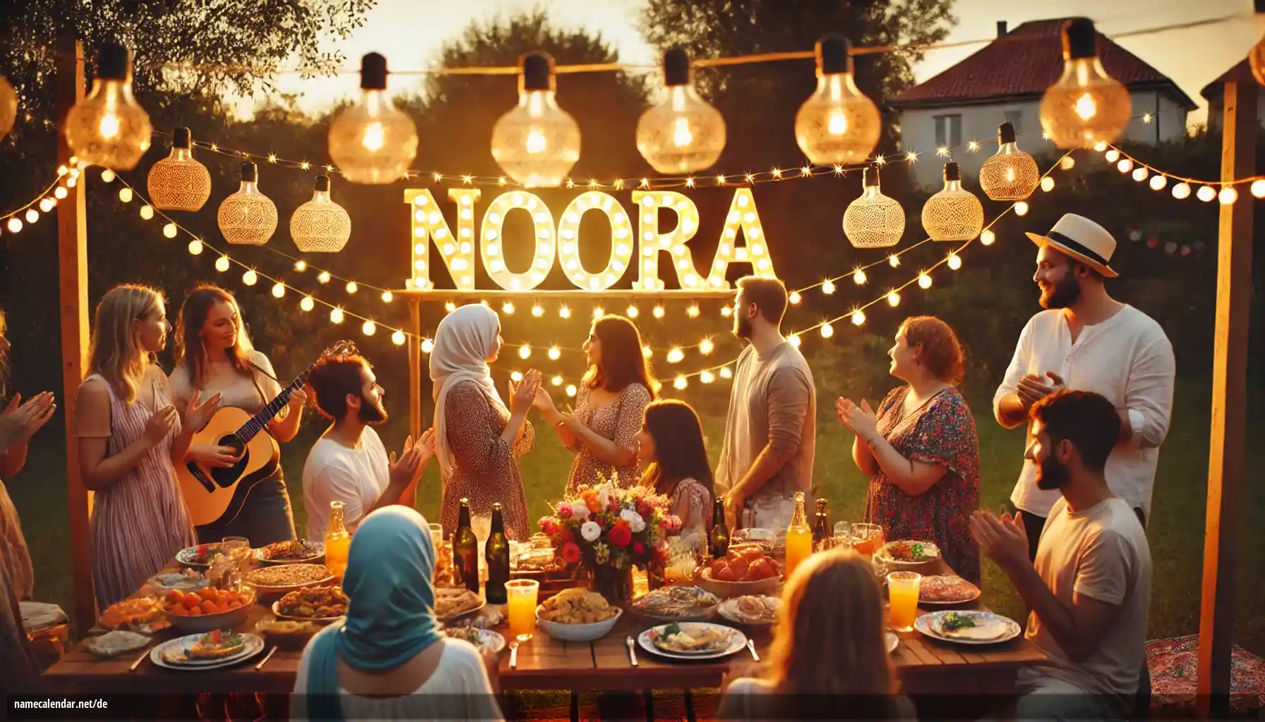 Feier des Namenstages und des Namens - Noora