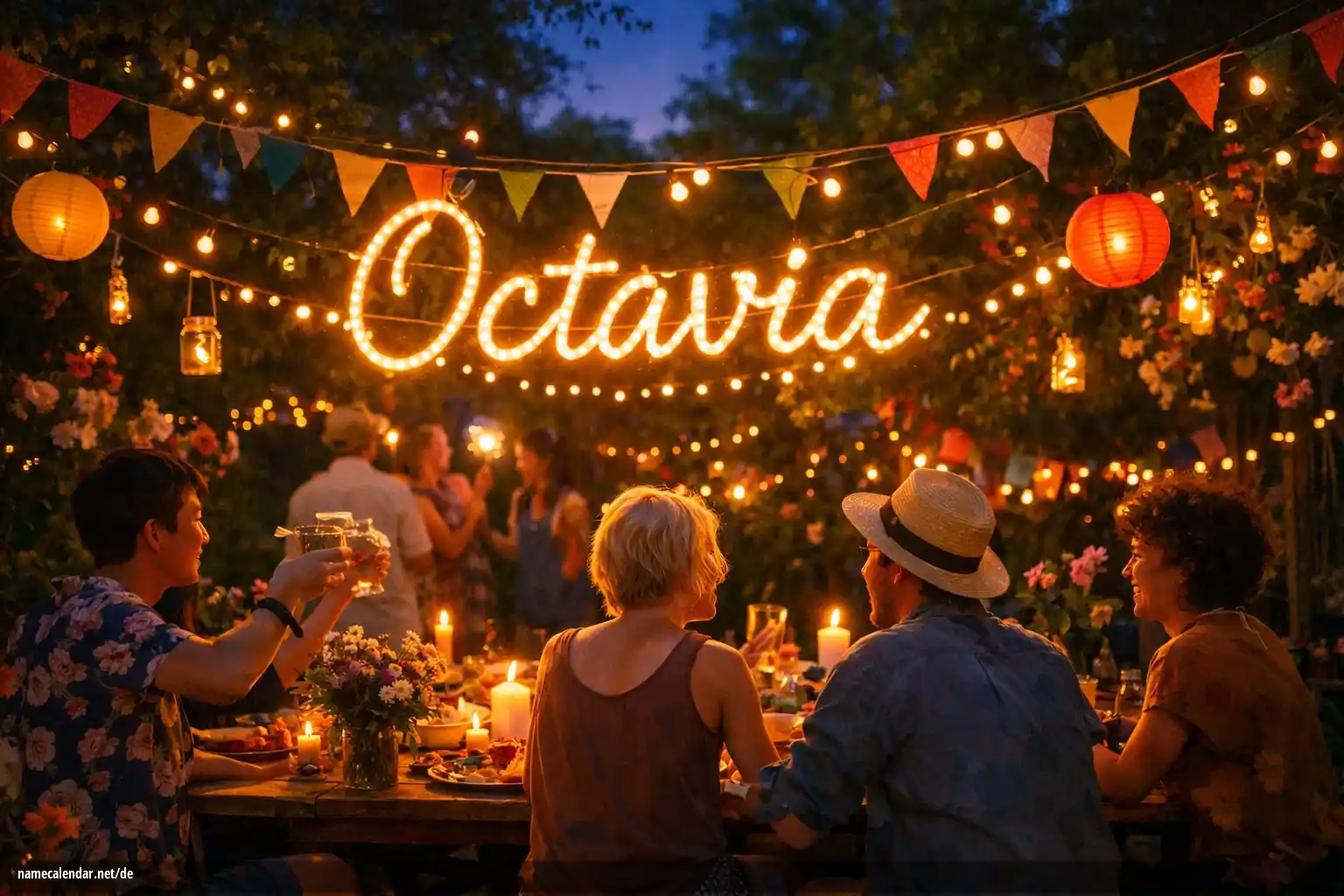 Feier des Namenstages und des Namens - Octavia