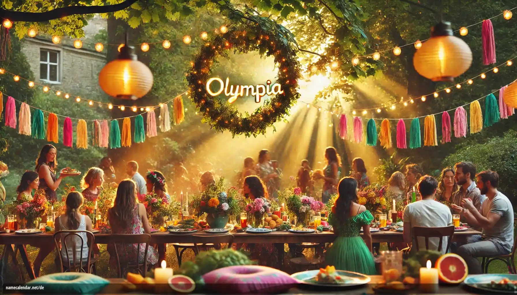 Feier des Namenstages und des Namens - Olympia