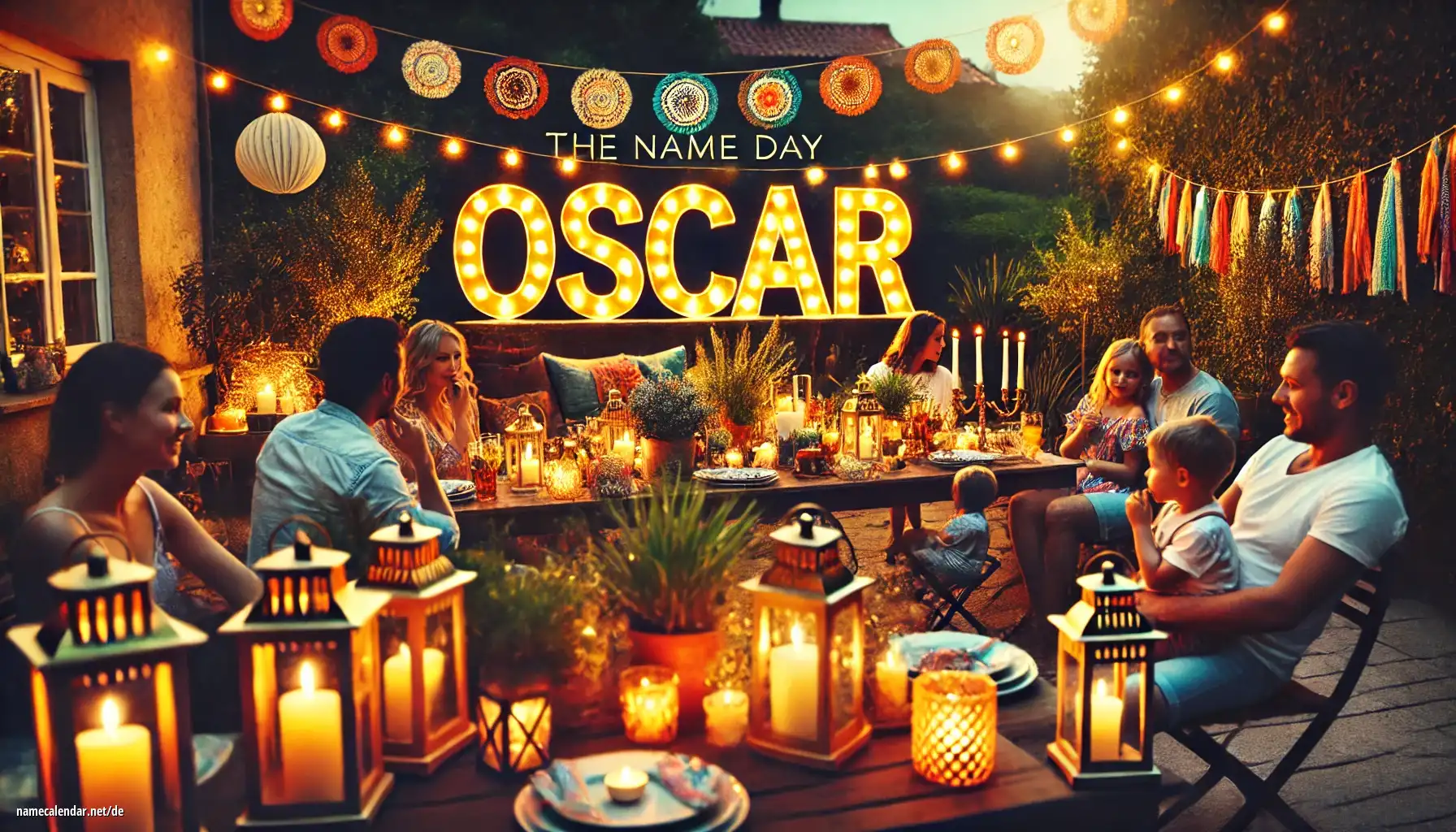 Feier des Namenstages und des Namens - Oscar
