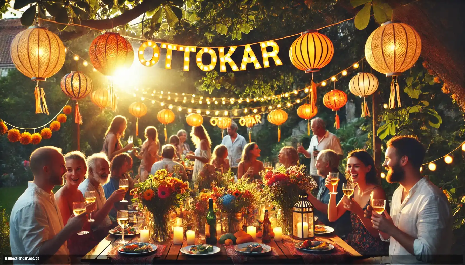 Feier des Namenstages und des Namens - Ottokar