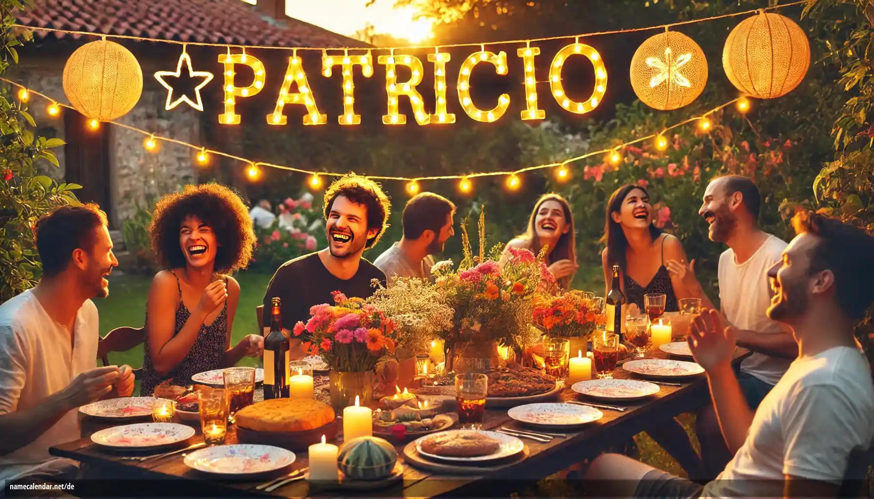 Feier des Namenstages und des Namens - Patricio