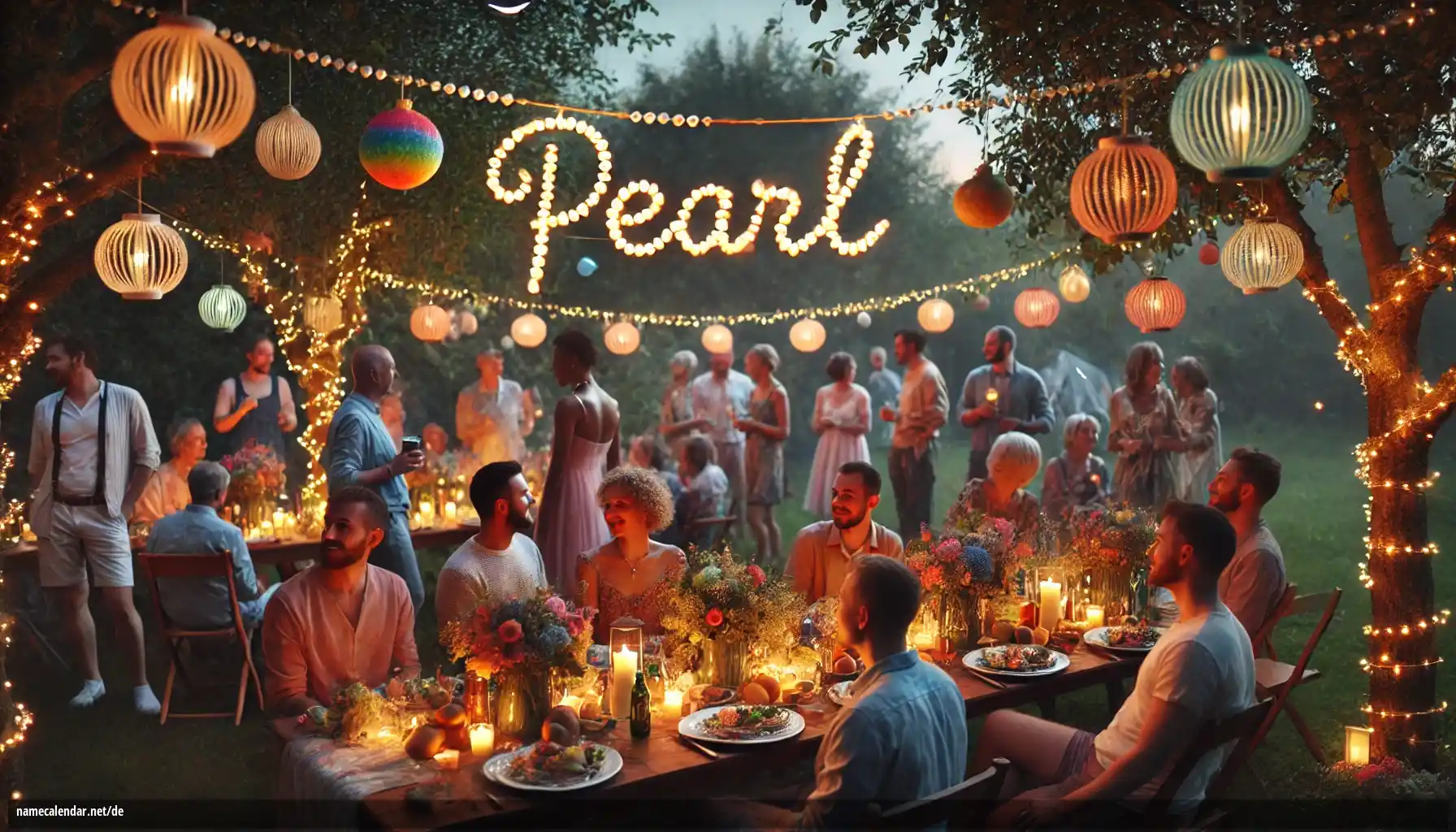 Feier des Namenstages und des Namens - Pearl