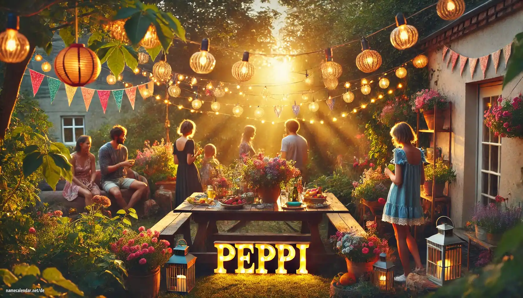 Feier des Namenstages und des Namens - Peppi