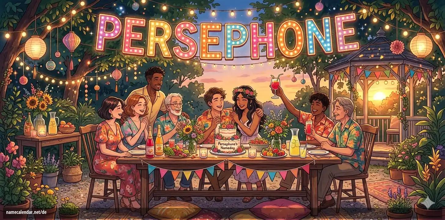 Feier des Namenstages und des Namens - Persephone