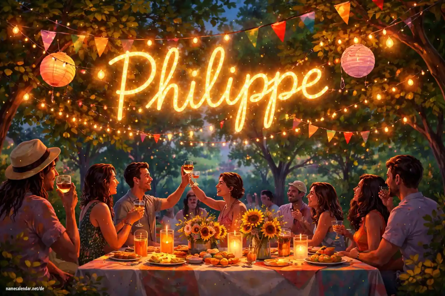Feier des Namenstages und des Namens - Philippe