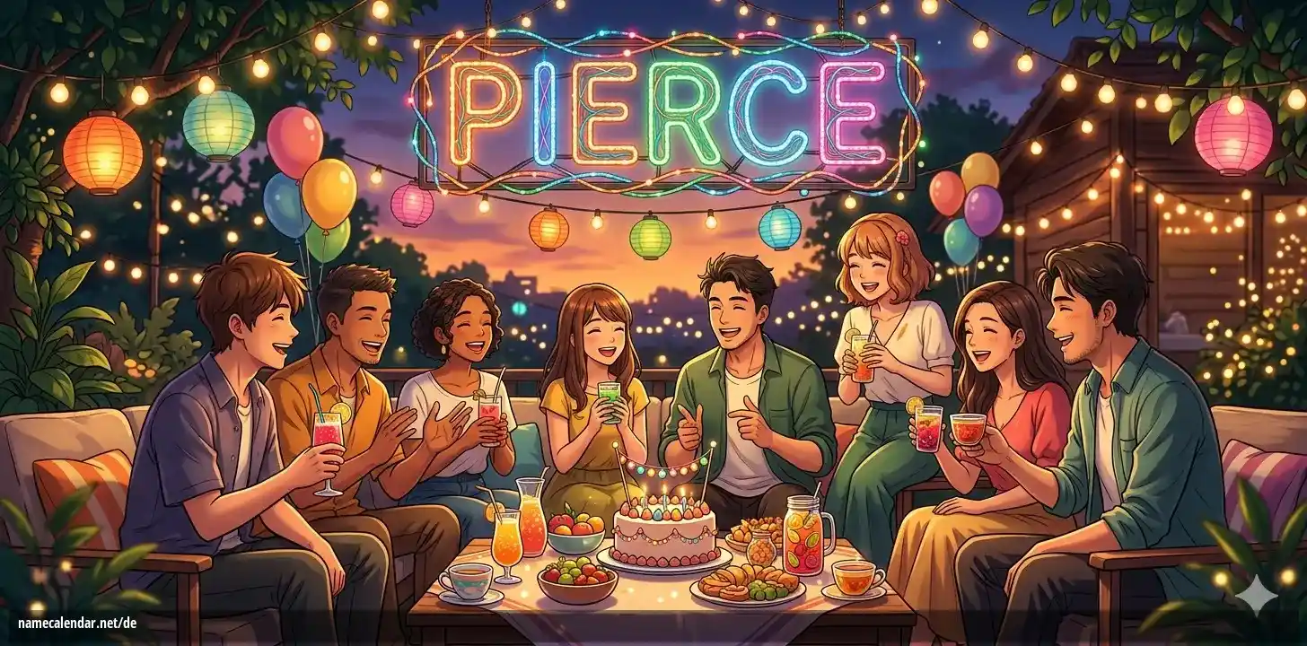 Feier des Namenstages und des Namens - Pierce