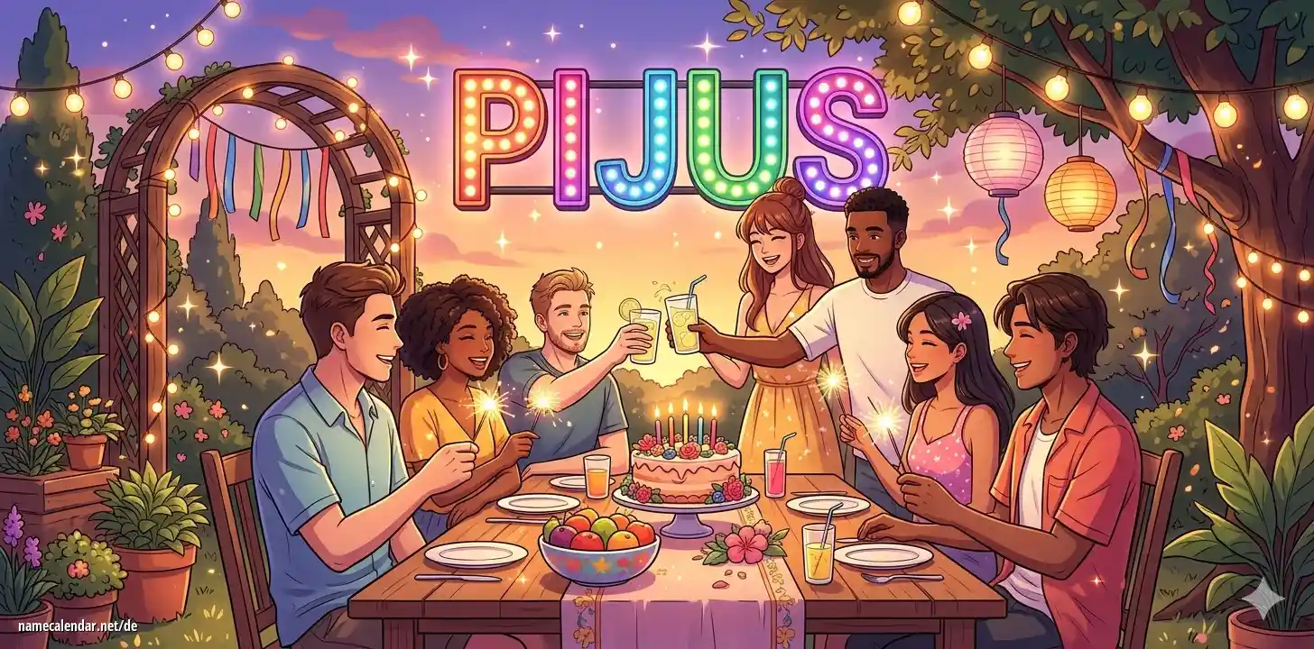 Feier des Namenstages und des Namens - Pijus