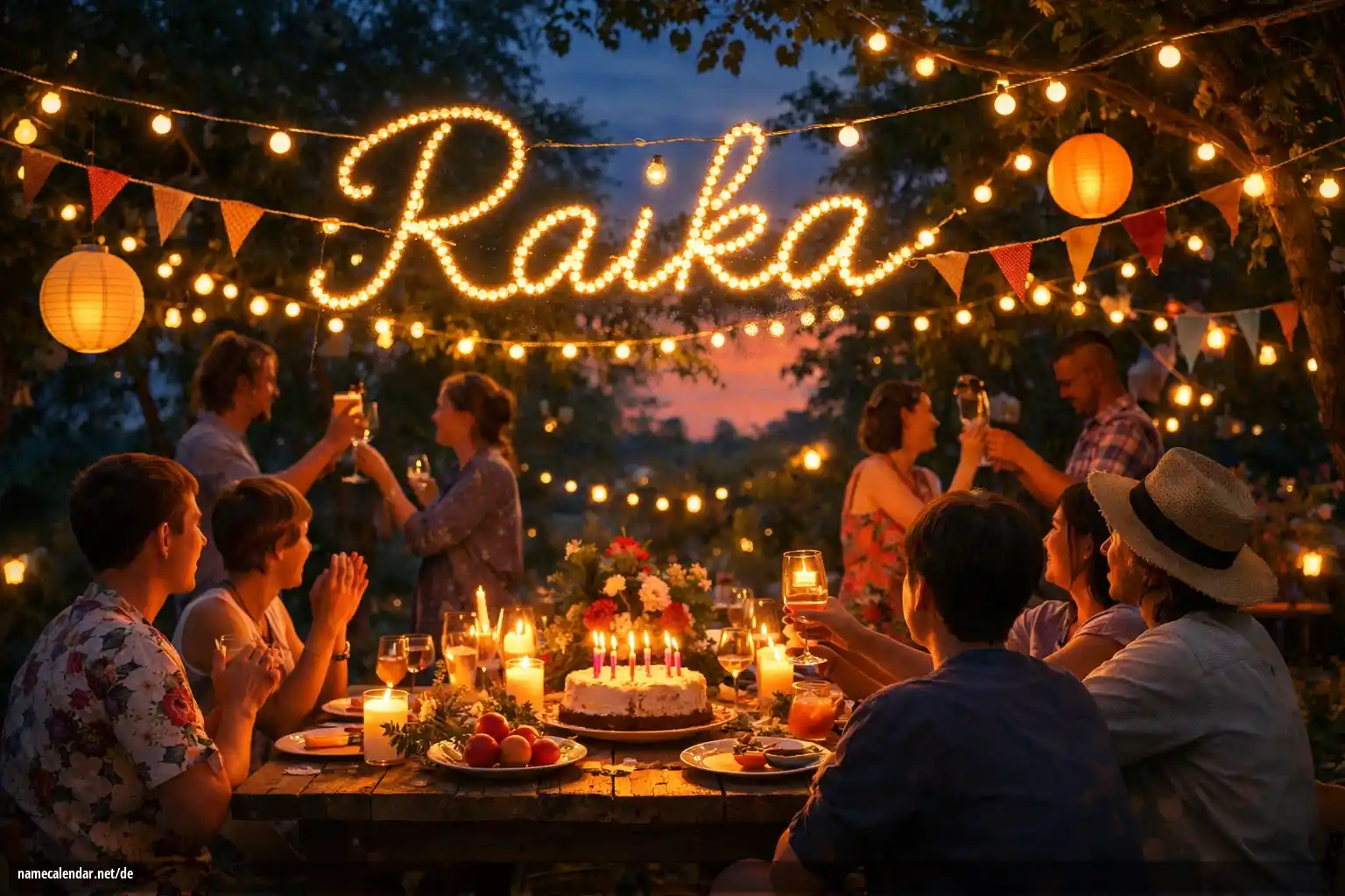 Feier des Namenstages und des Namens - Raika