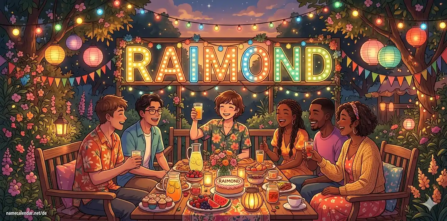 Feier des Namenstages und des Namens - Raimond
