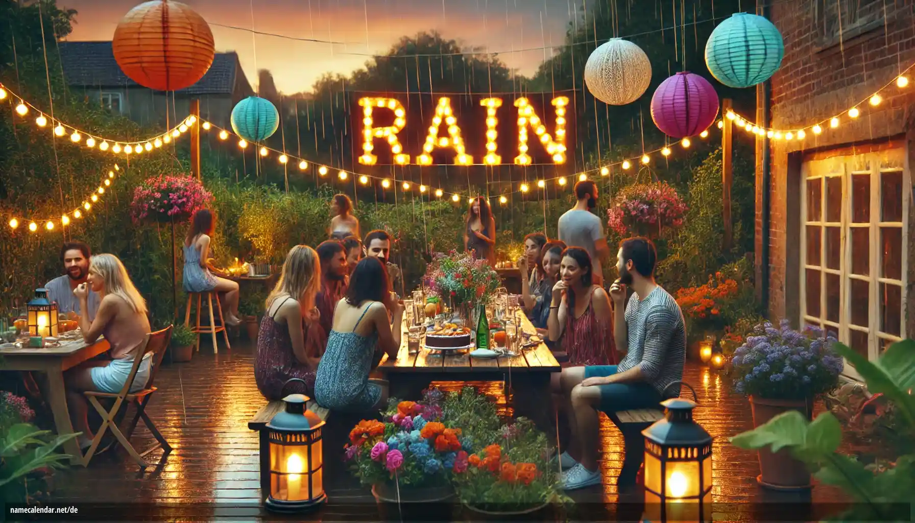 Feier des Namenstages und des Namens - Rain