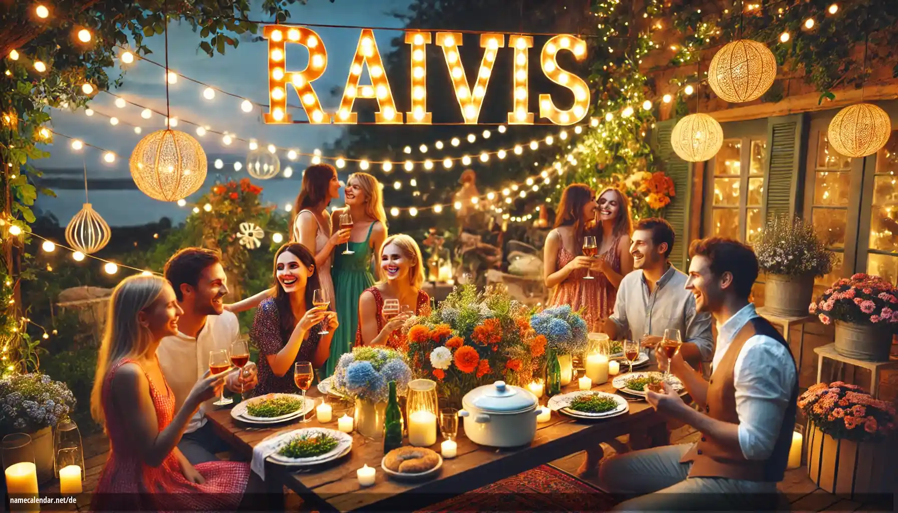 Feier des Namenstages und des Namens - Raivis