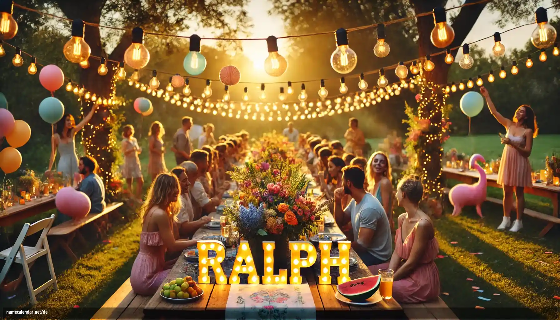 Feier des Namenstages und des Namens - Ralph