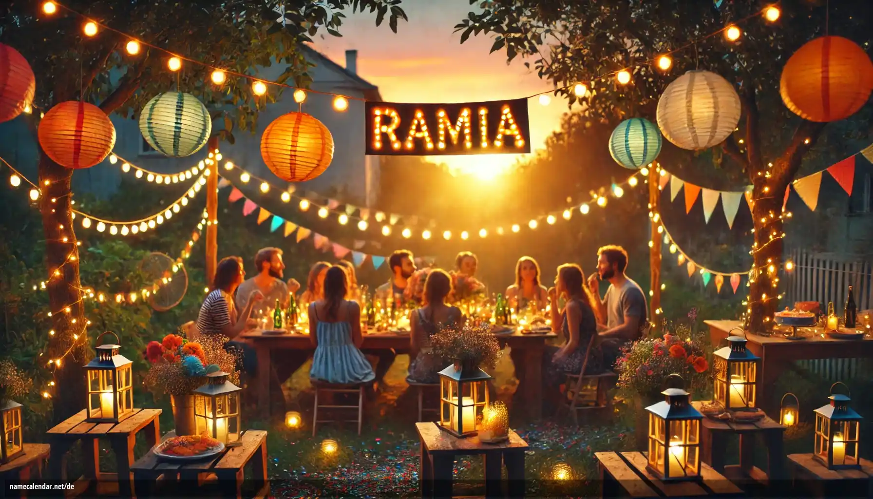 Feier des Namenstages und des Namens - Ramia