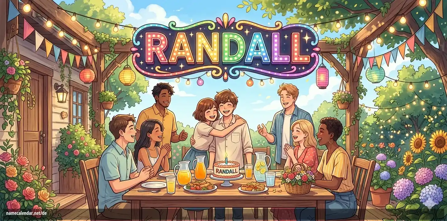 Feier des Namenstages und des Namens - Randall