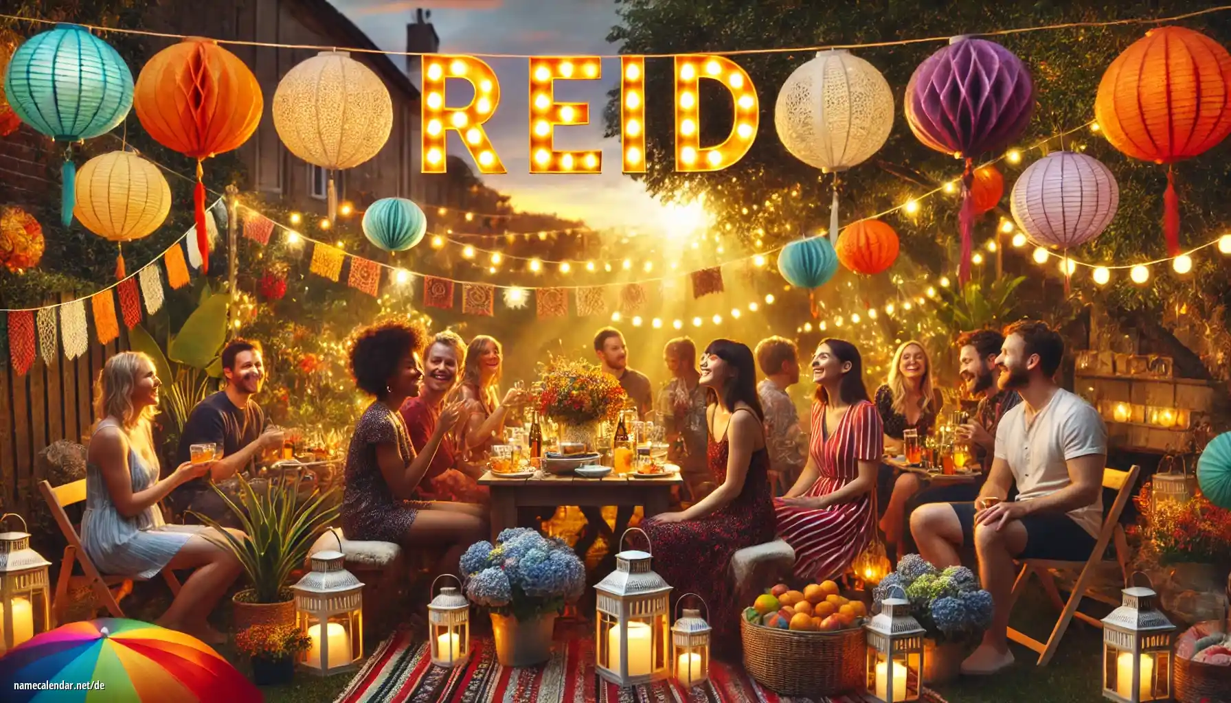 Feier des Namenstages und des Namens - Reid