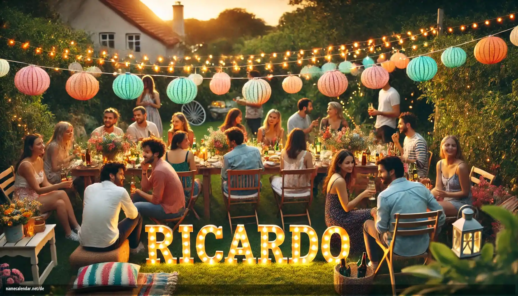 Feier des Namenstages und des Namens - Ricardo