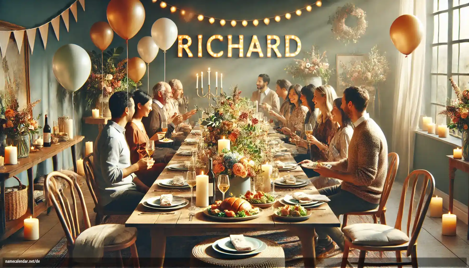 Feier des Namenstages und des Namens - Richard