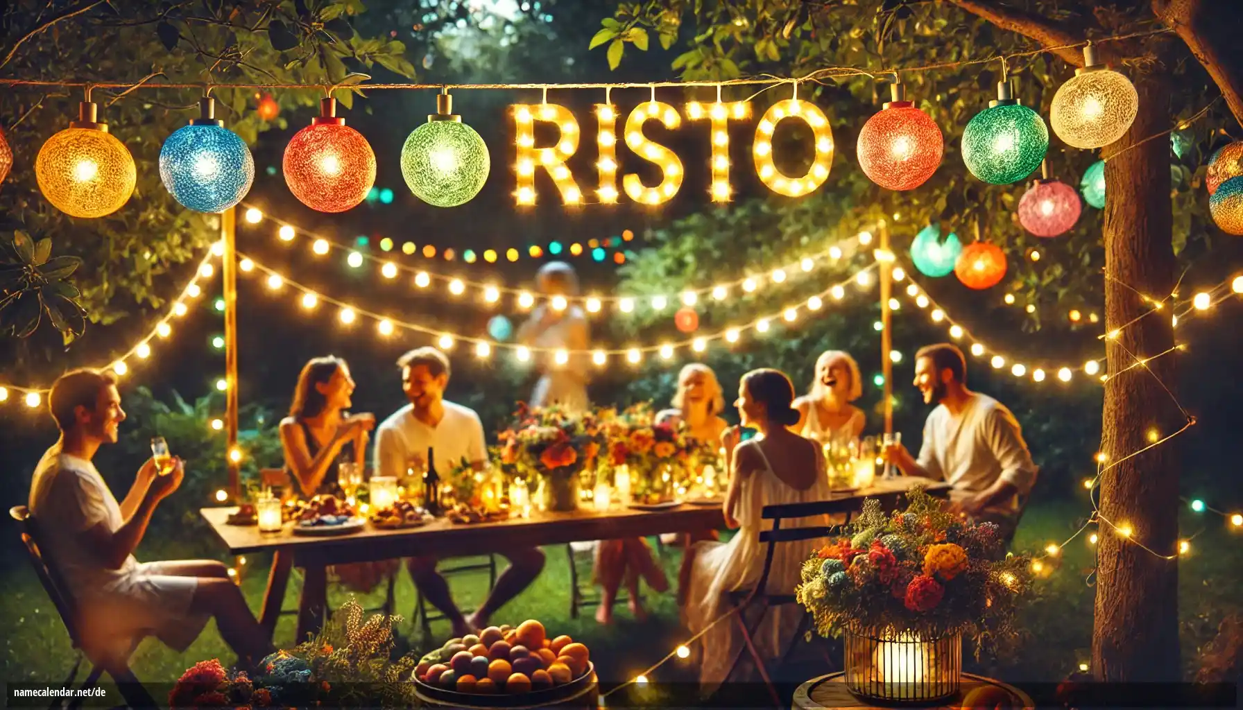 Feier des Namenstages und des Namens - Risto