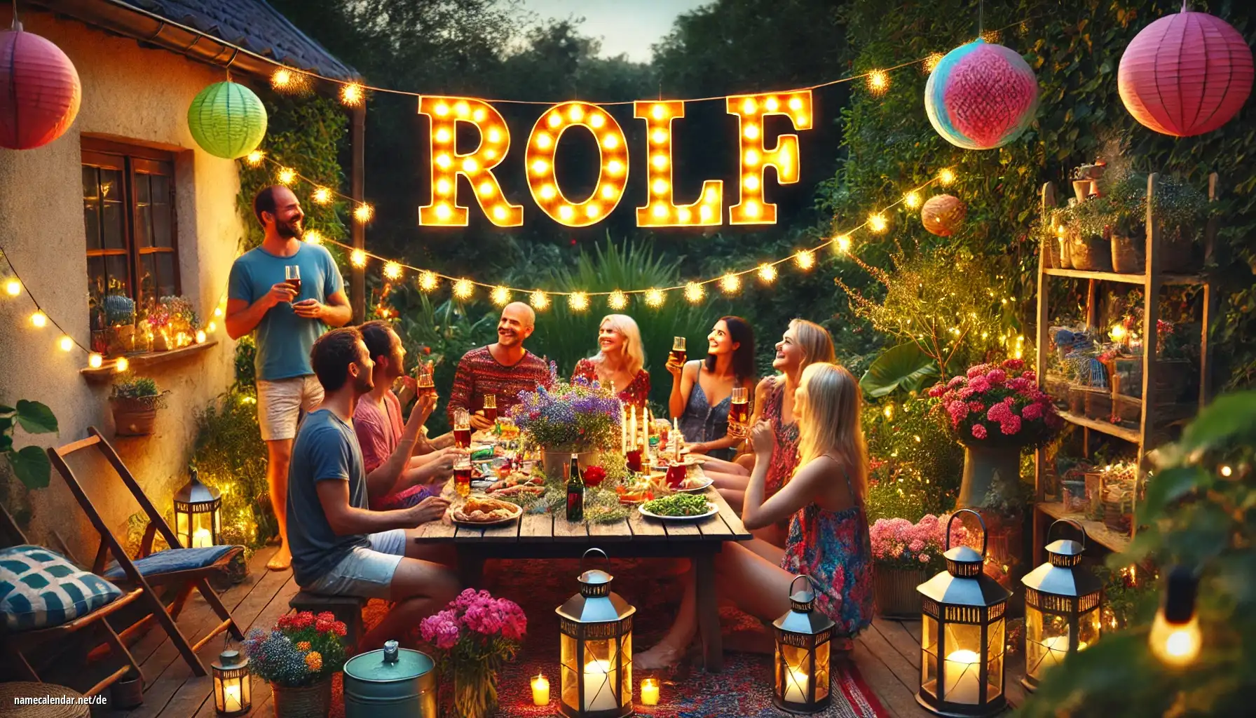 Feier des Namenstages und des Namens - Rolf