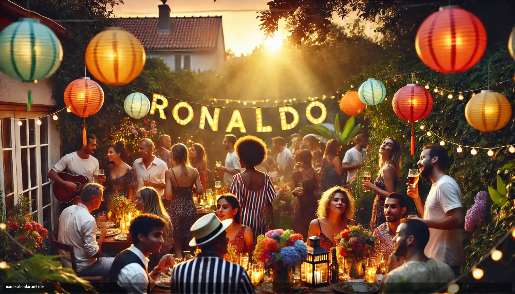 Feier des Namenstages und des Namens - Ronaldo