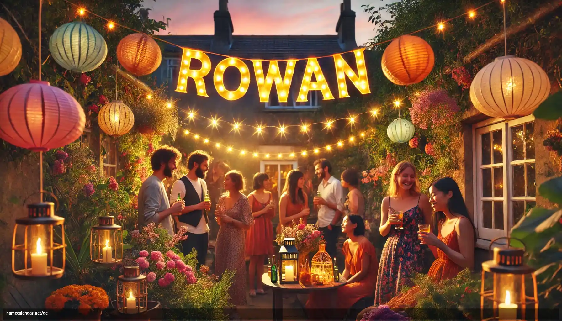 Feier des Namenstages und des Namens - Rowan