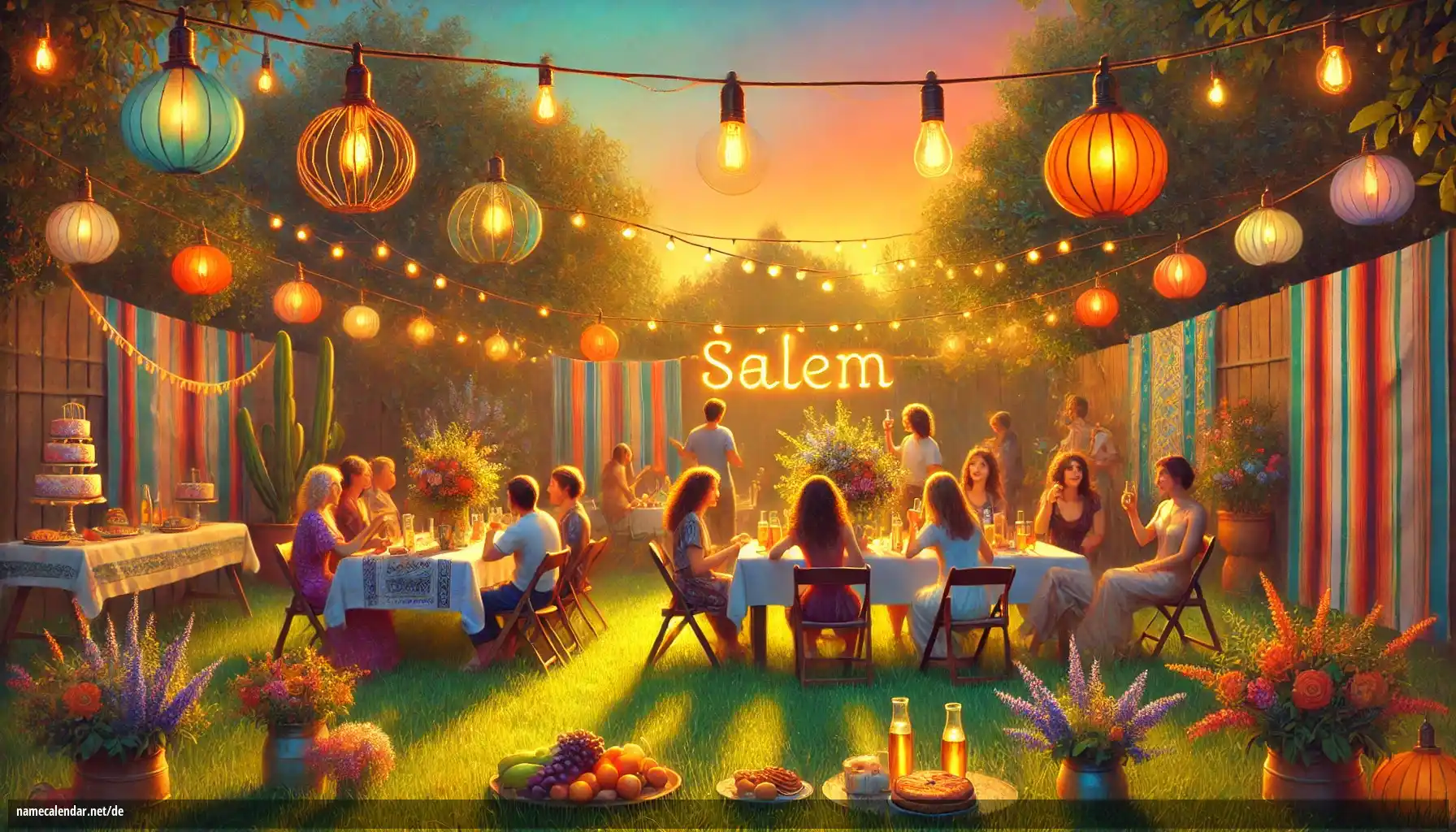 Feier des Namenstages und des Namens - Salem