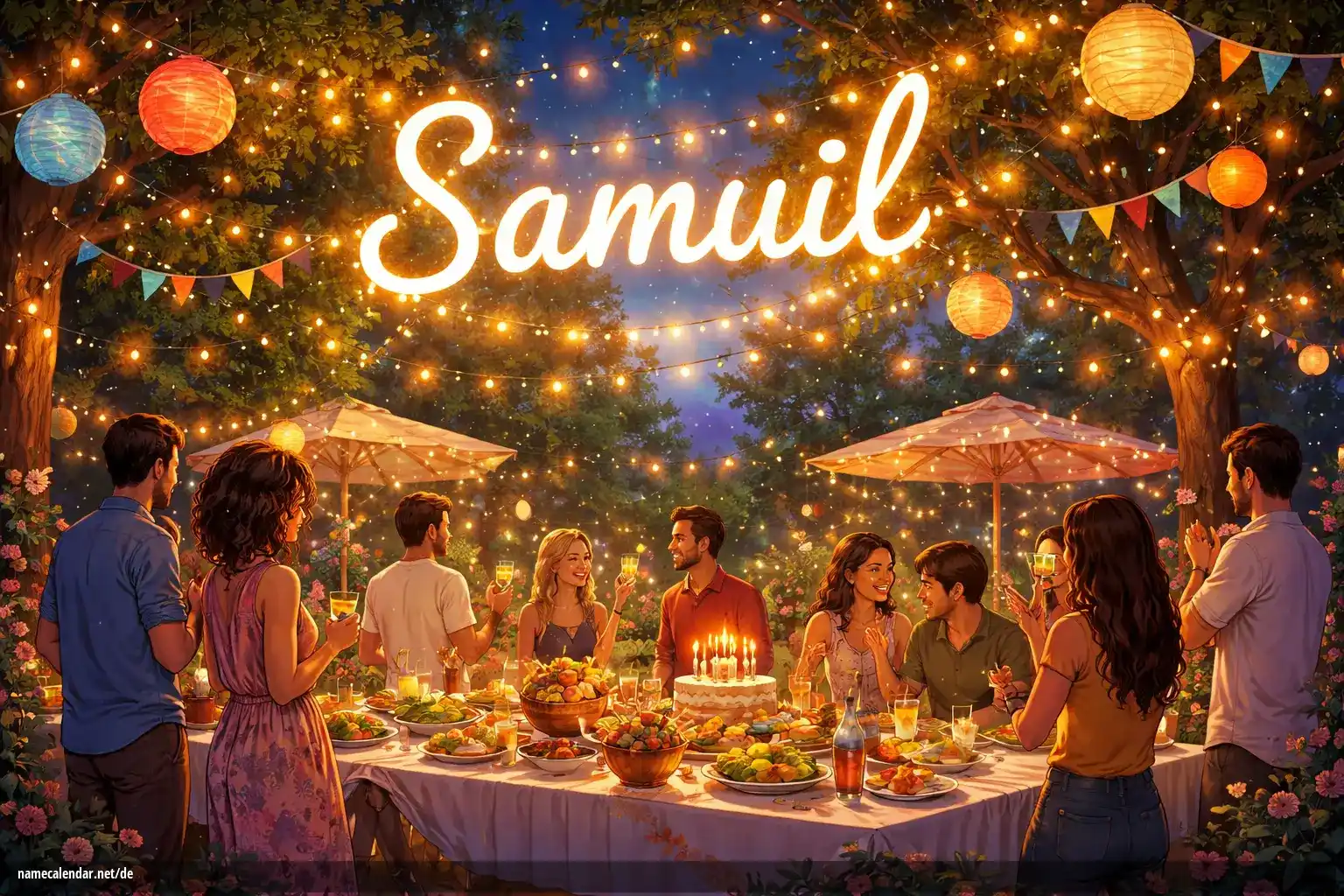 Feier des Namenstages und des Namens - Samuil