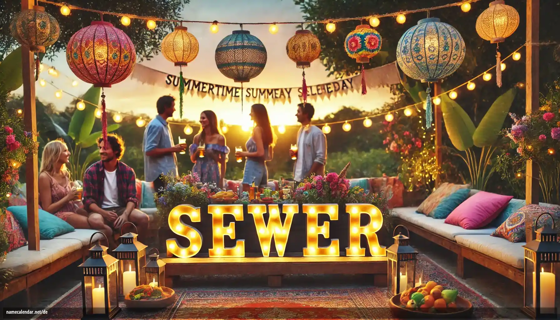 Feier des Namenstages und des Namens - Sewer