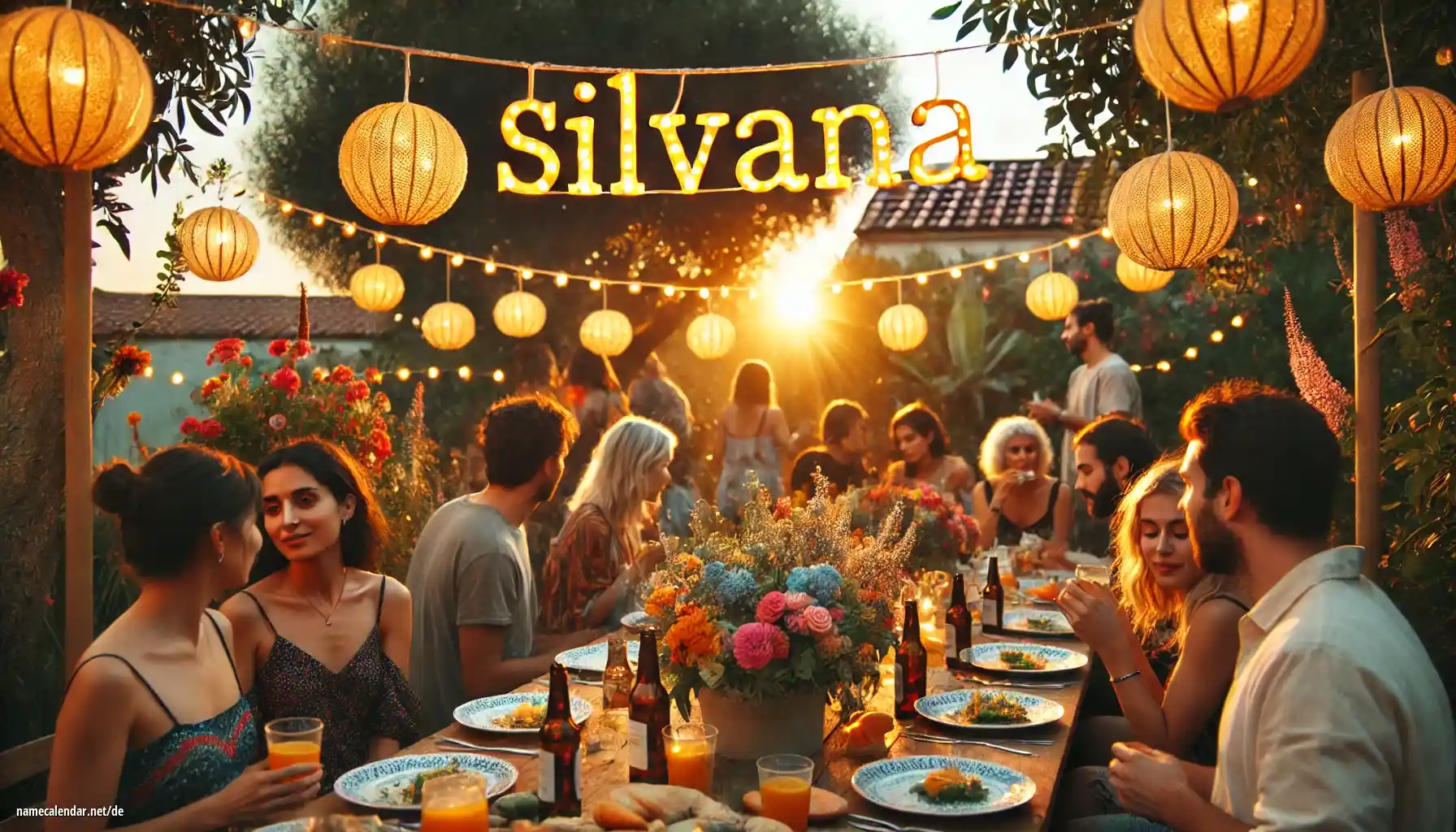 Feier des Namenstages und des Namens - Silvana