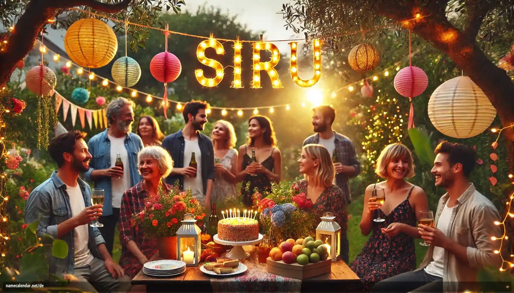 Feier des Namenstages und des Namens - Siru