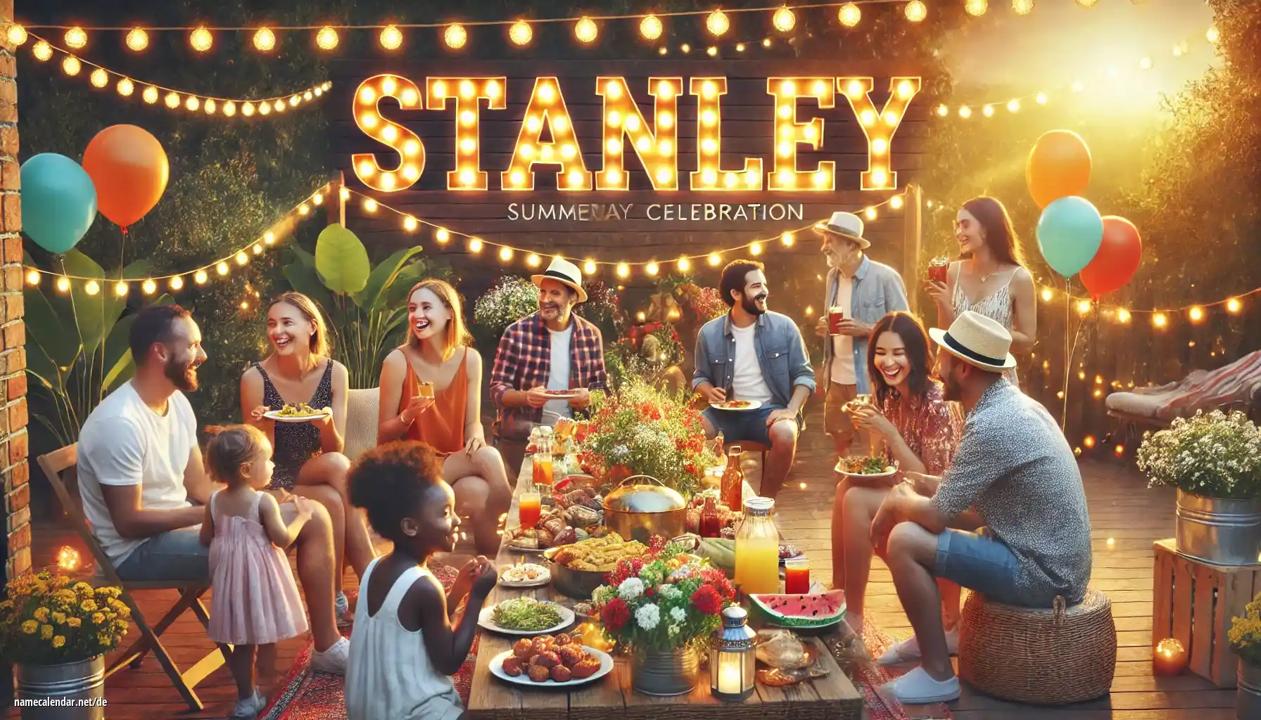 Feier des Namenstages und des Namens - Stanley