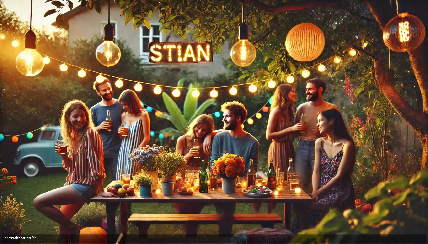 Feier des Namenstages und des Namens - Stian