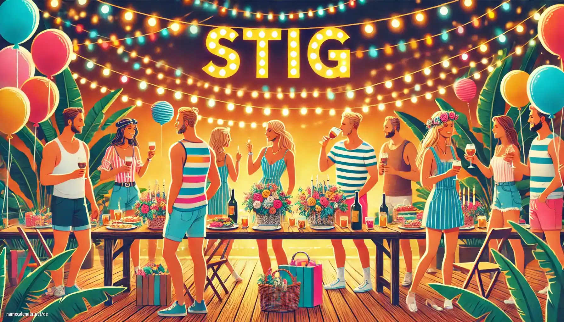 Feier des Namenstages und des Namens - Stig