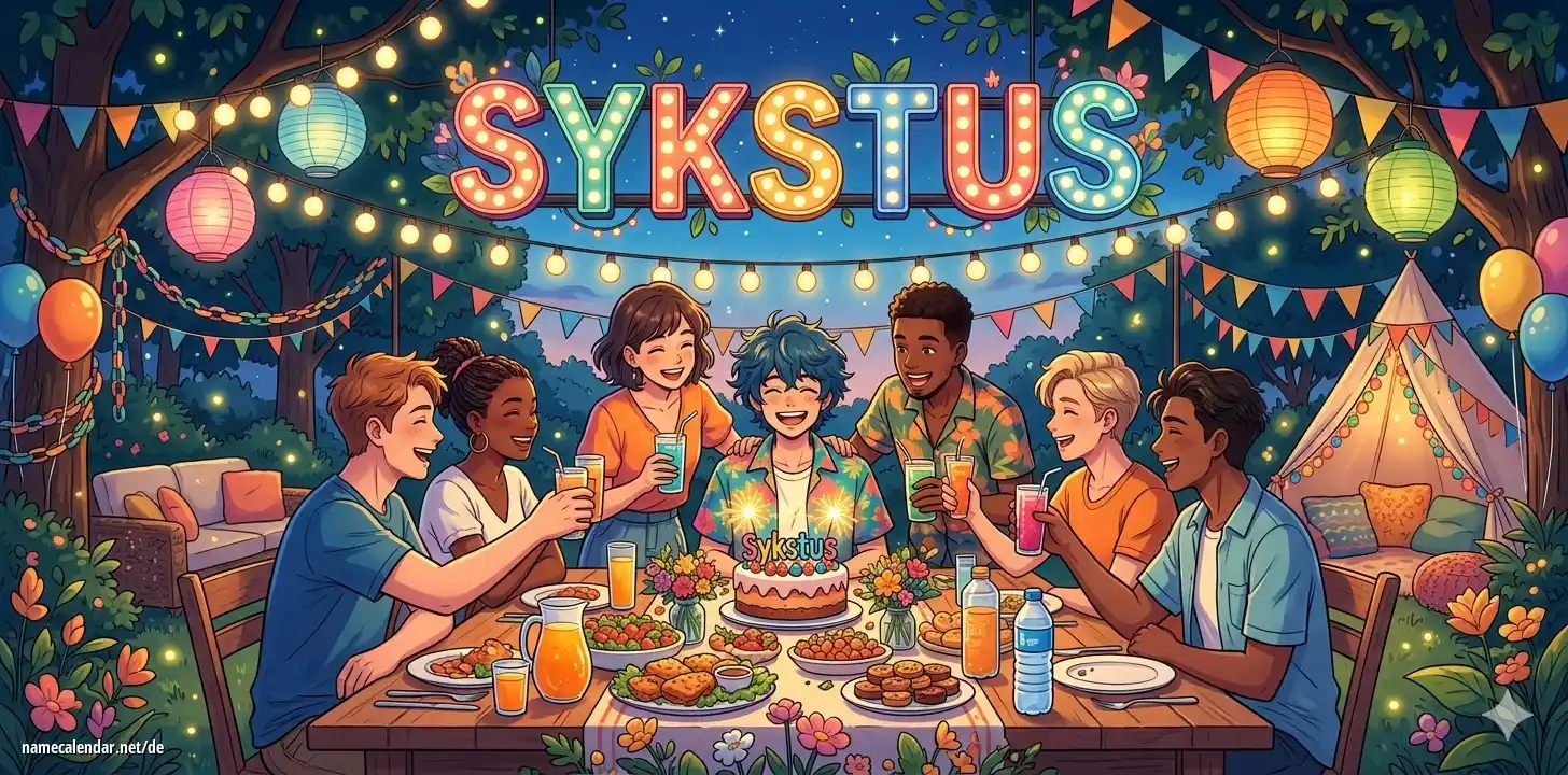 Feier des Namenstages und des Namens - Sykstus