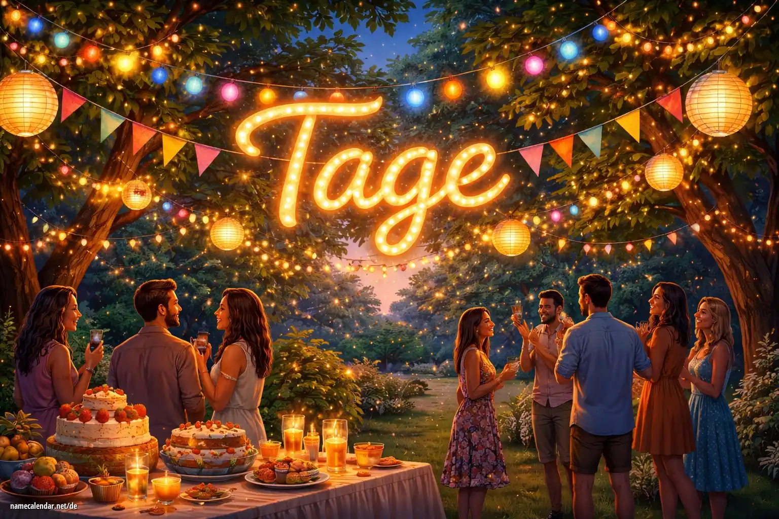 Feier des Namenstages und des Namens - Tage