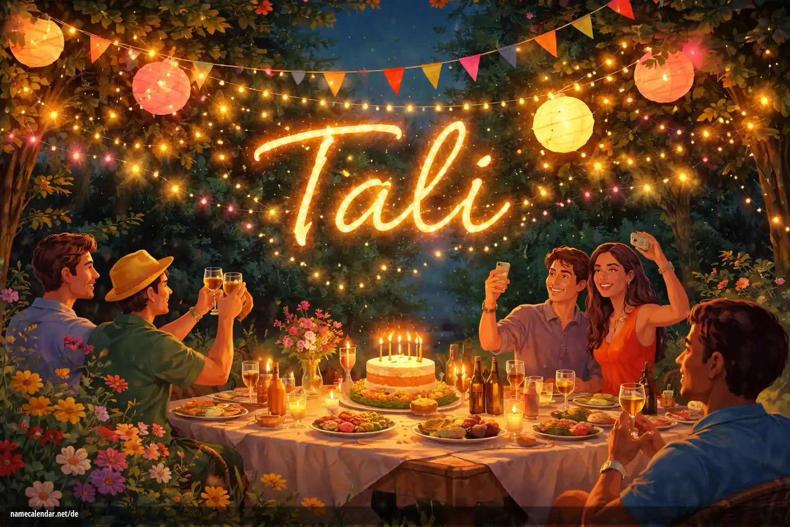 Feier des Namenstages und des Namens - Tali