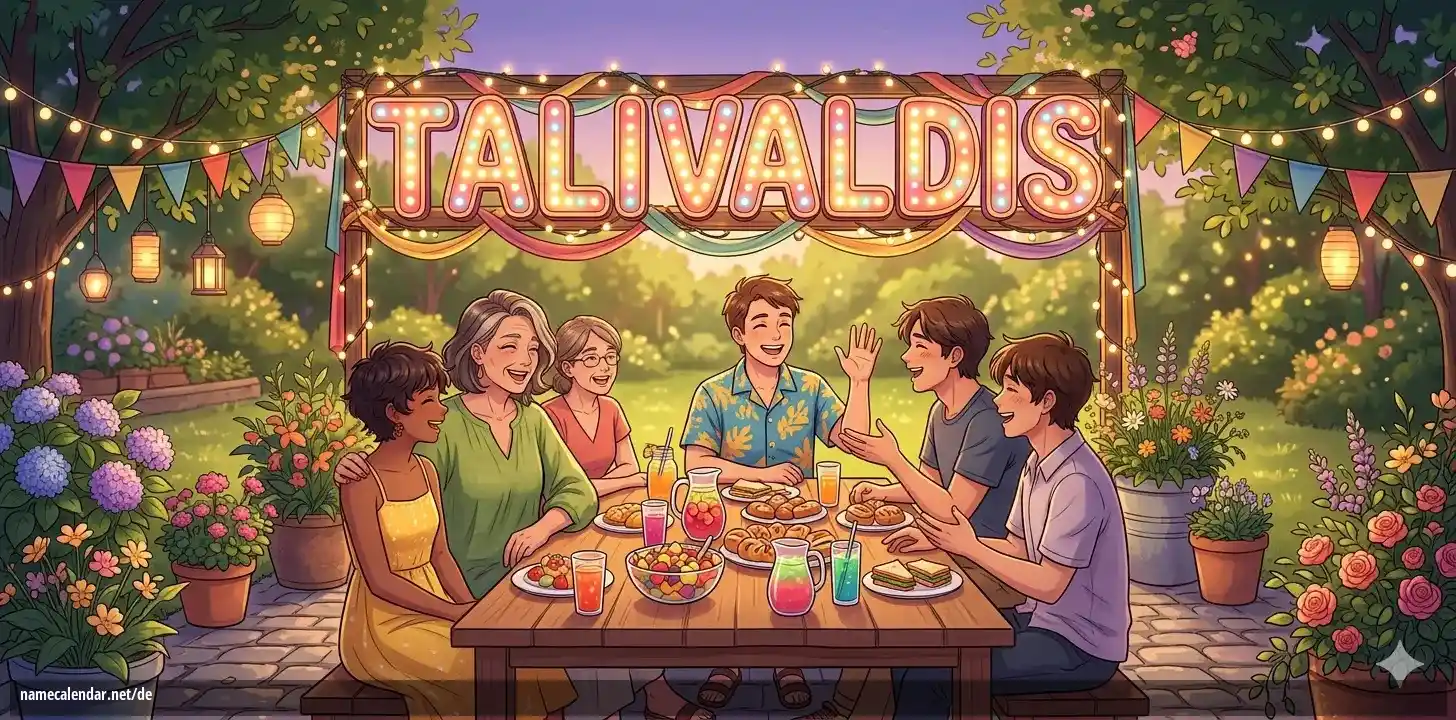 Feier des Namenstages und des Namens - Talivaldis