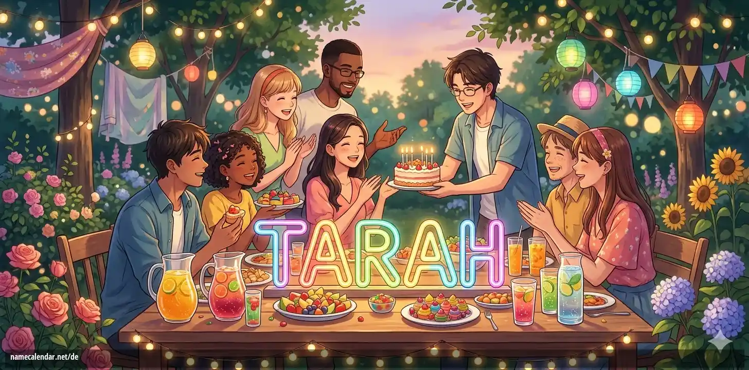 Feier des Namenstages und des Namens - Tarah