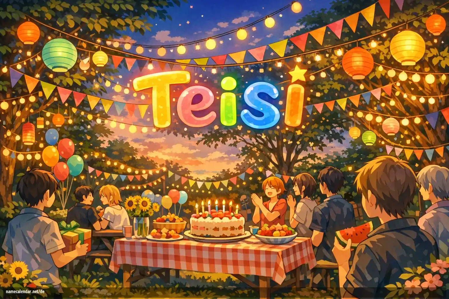 Feier des Namenstages und des Namens - Teisi