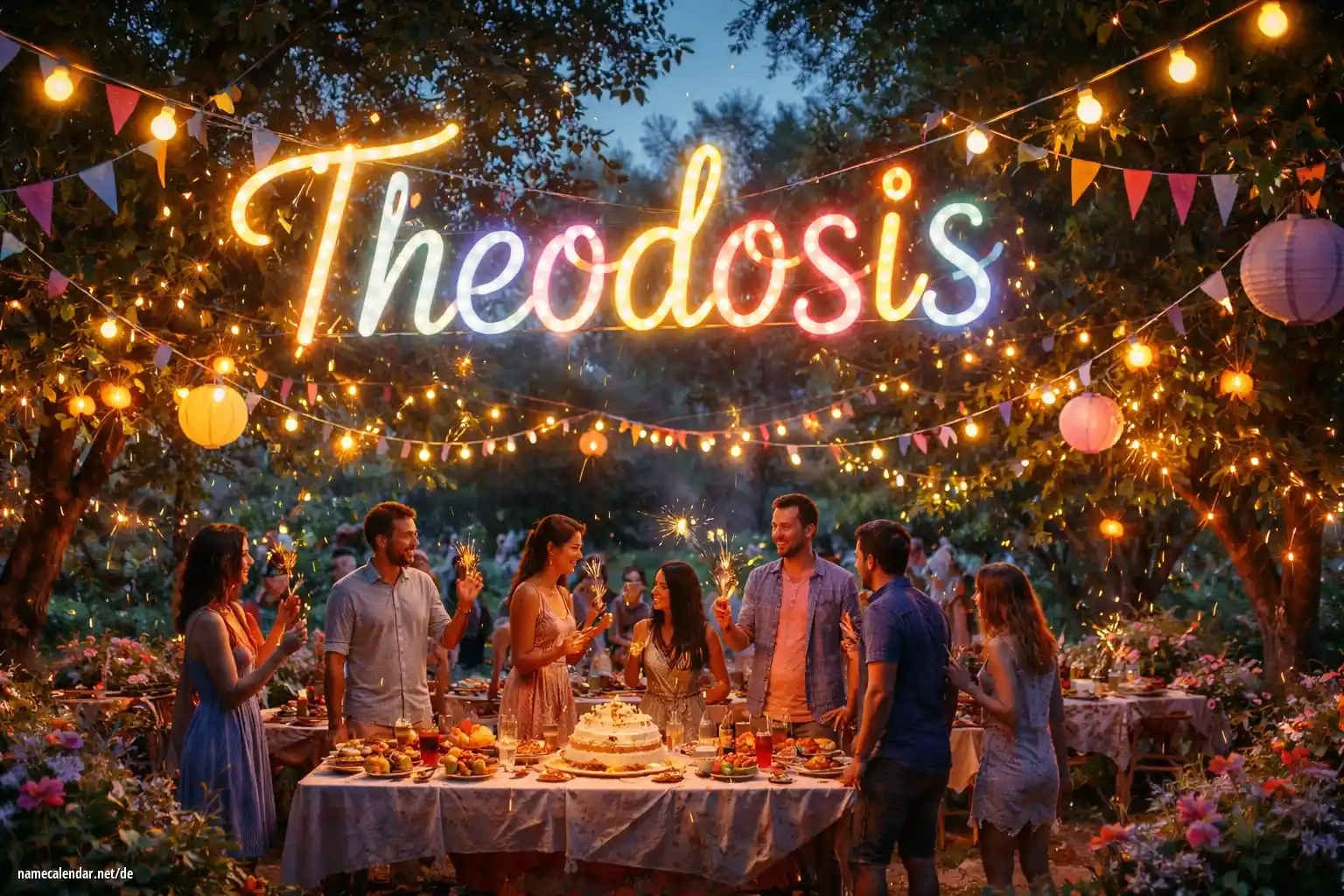 Feier des Namenstages und des Namens - Theodosis