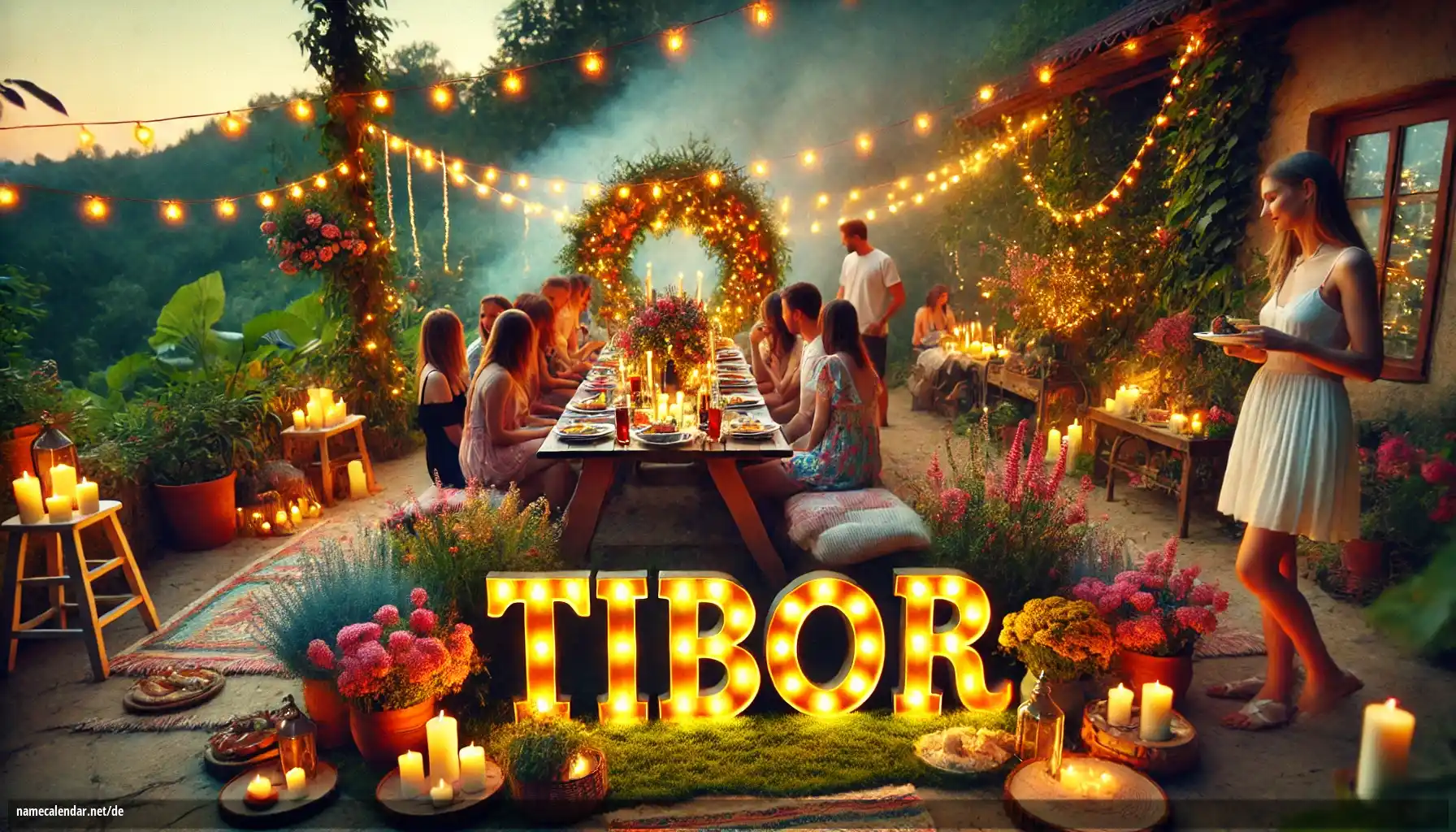 Feier des Namenstages und des Namens - Tibor