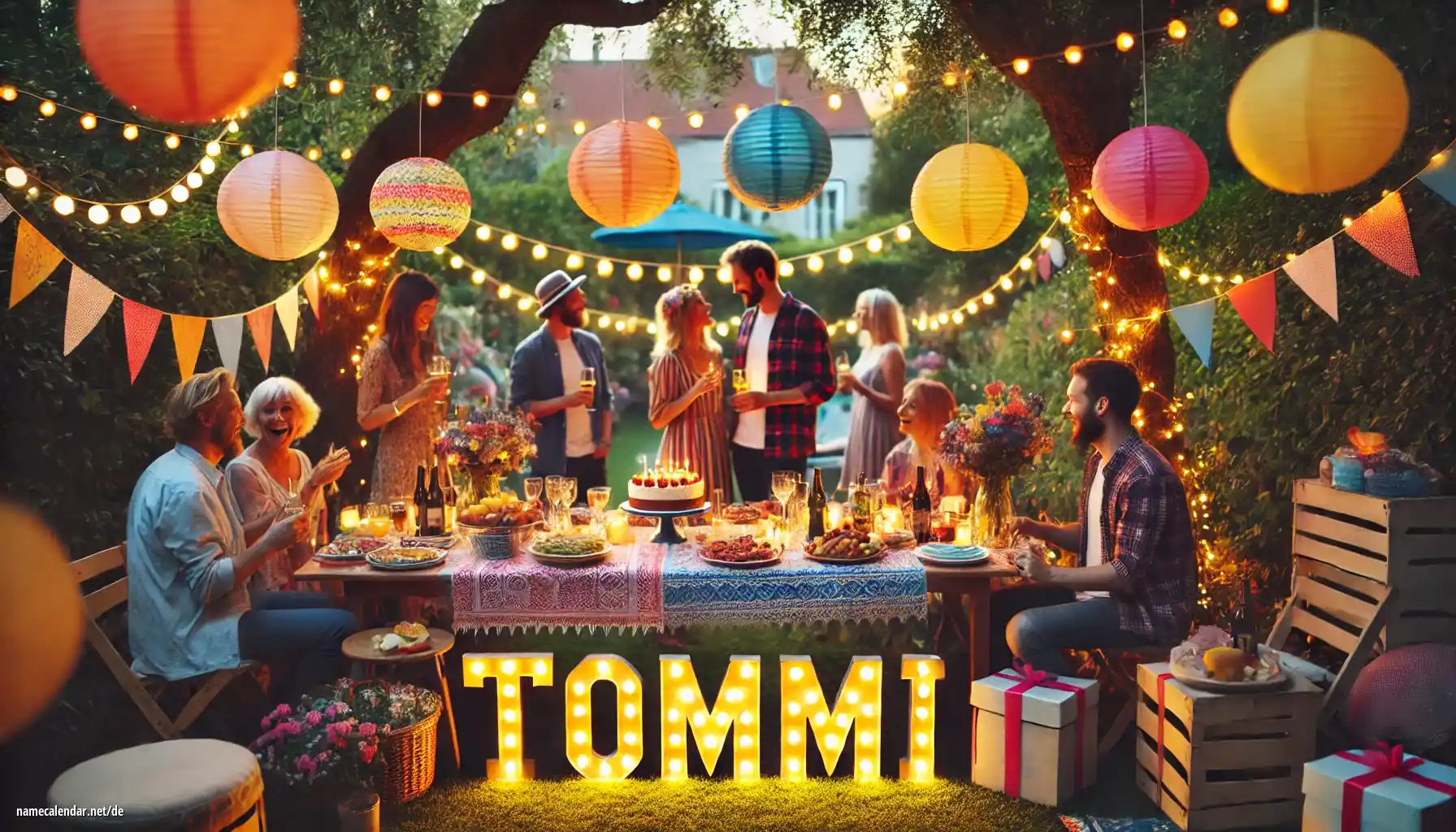 Feier des Namenstages und des Namens - Tommi