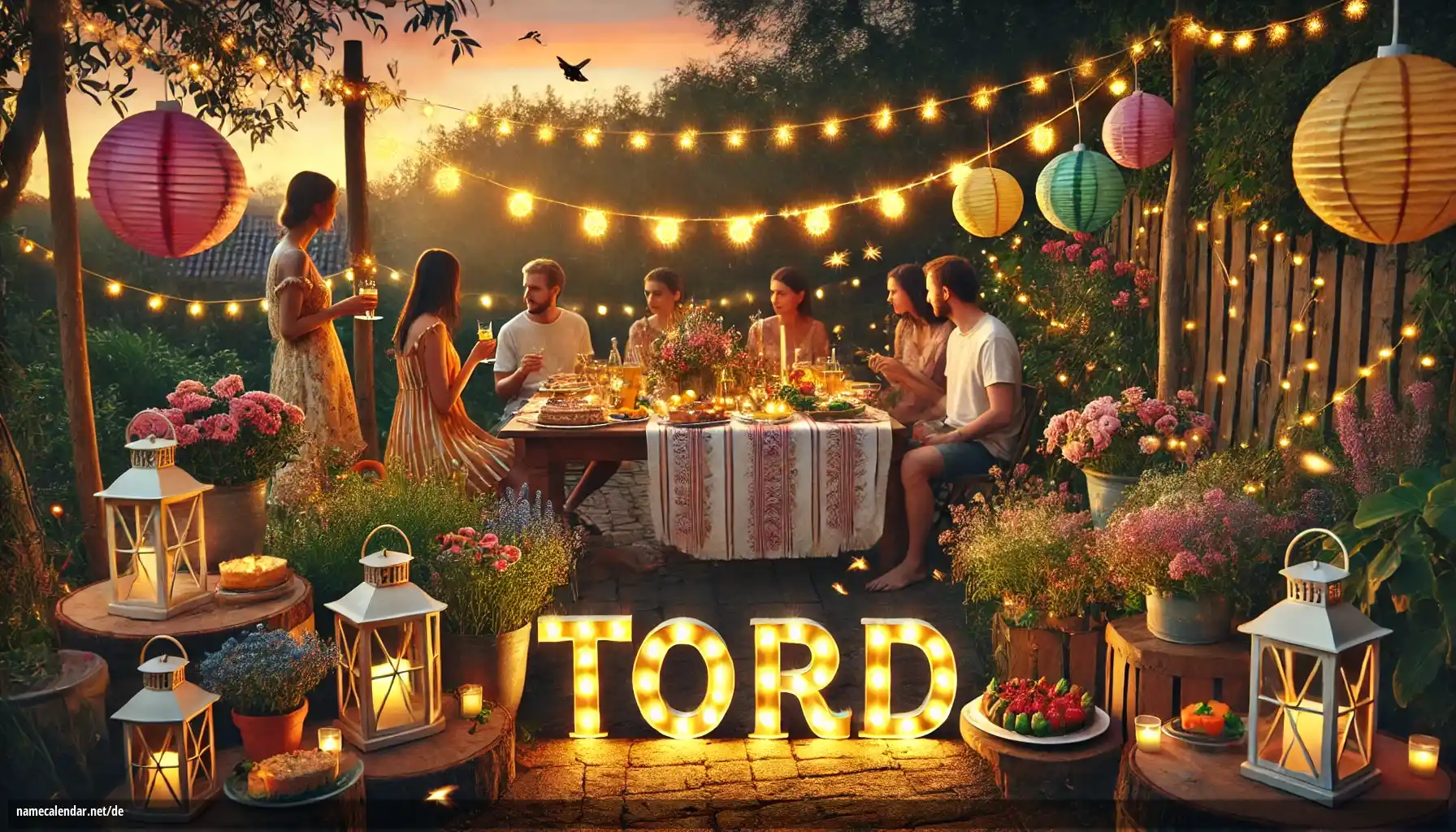 Feier des Namenstages und des Namens - Tord