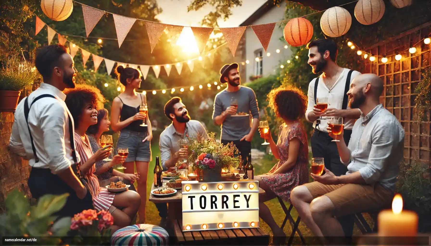 Feier des Namenstages und des Namens - Torrey