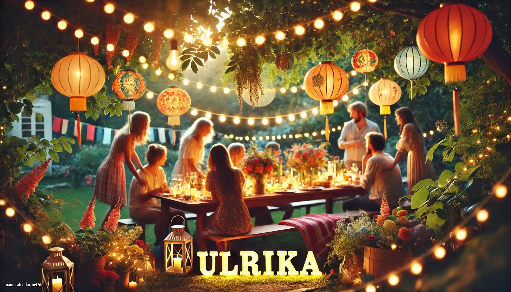 Feier des Namenstages und des Namens - Ulrika