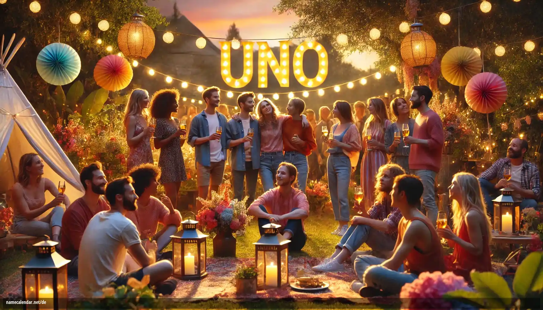 Feier des Namenstages und des Namens - Uno