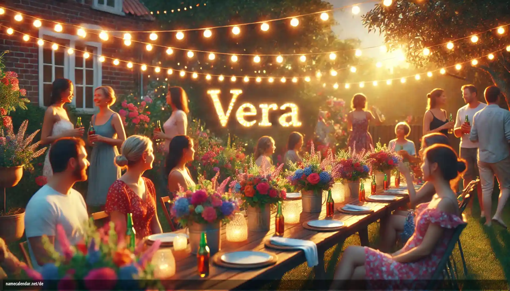 Feier des Namenstages und des Namens - Véra